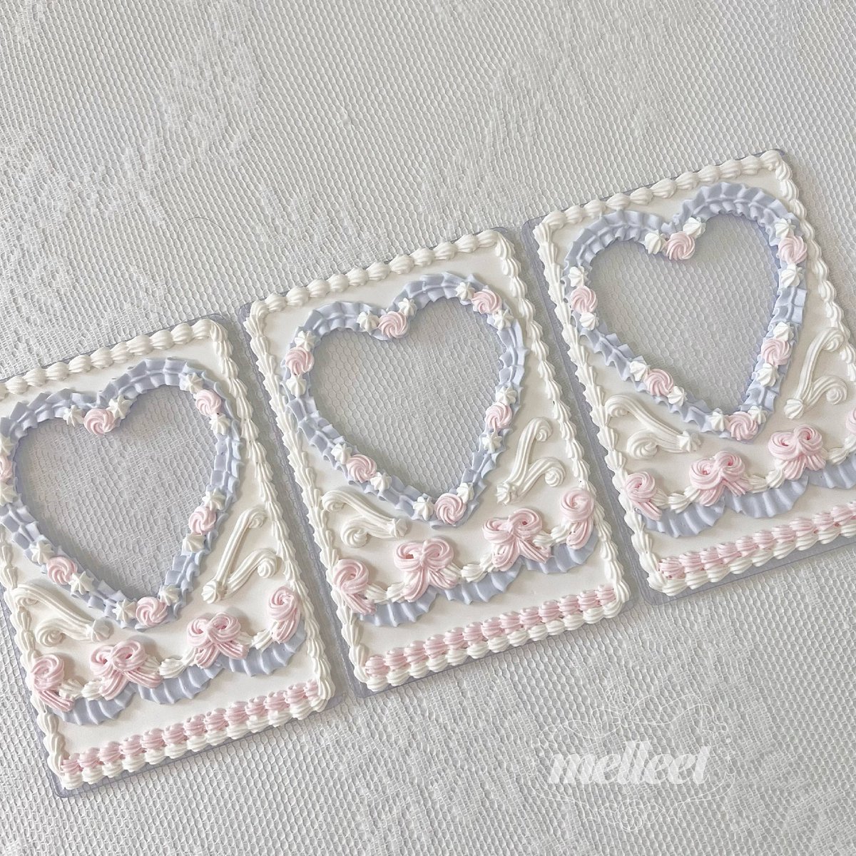 melleeteni's tweet photo. フェイクスイーツ作家が作るホイップデコ♩
B7サイズもお作りしました❗️

🎀ゼロスリー様のポップアップにお持ちします！
4/28〜5/12 新宿マルイアネックス1Fにて
（melleetは4/28〜5/4のみ） https://t.co/kAneEqF16N