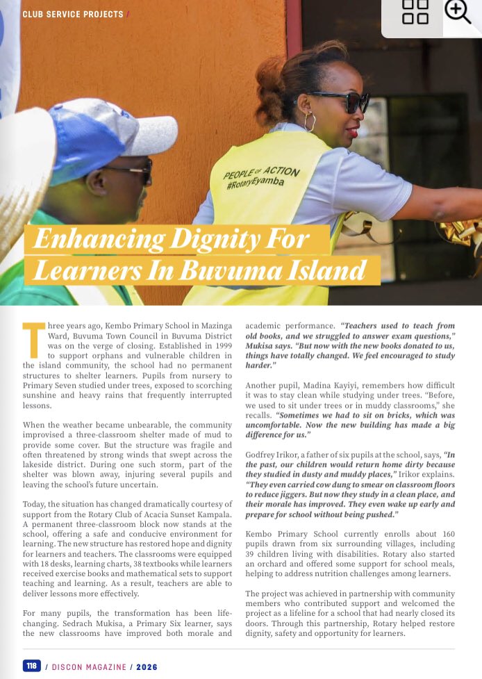 RotaryAcaciasu1's tweet photo. Looking back to #DISCON101 our club
@RotaryAcaciasu1 featured greatly in #projects and #FamilyofRotary
Follow the link below to grab a copy
https://t.co/lrz2Og8SHG
#ThrowbackSaturday #AcaciaMustShine #RotaryEyamba #ServiceAboveSelf #DISCON101 #Unite4good9213 https://t.co/0F0LypEIa7