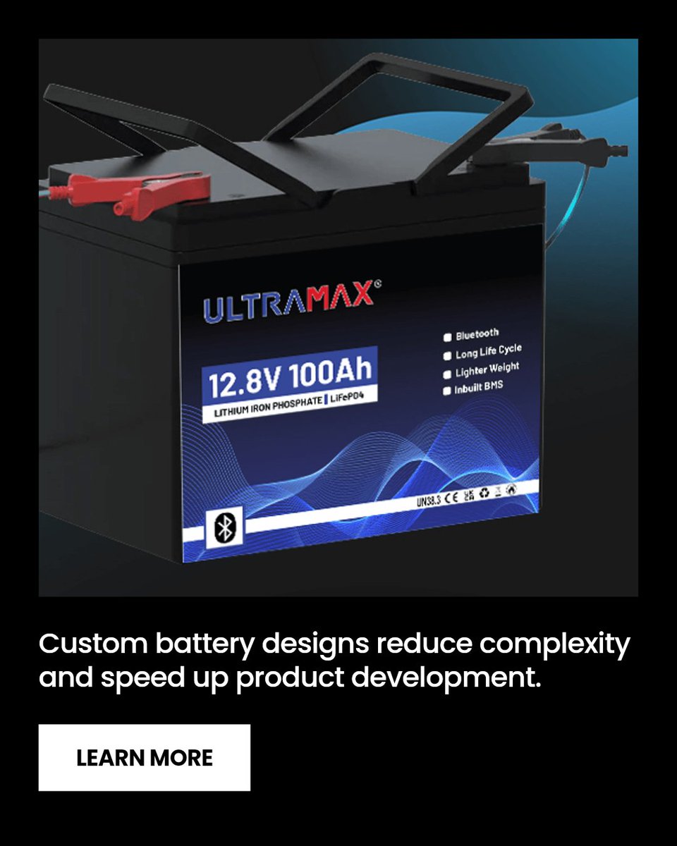 UltraMaxUK's tweet image. A well-designed battery pack isn't just about power; it cuts integration time for product teams and reduces complexity across the board. Simplify your build with smarter, custom solutions. DM us to learn more. #ElectricVehicles #EnergyStorage #BatteryTechnology