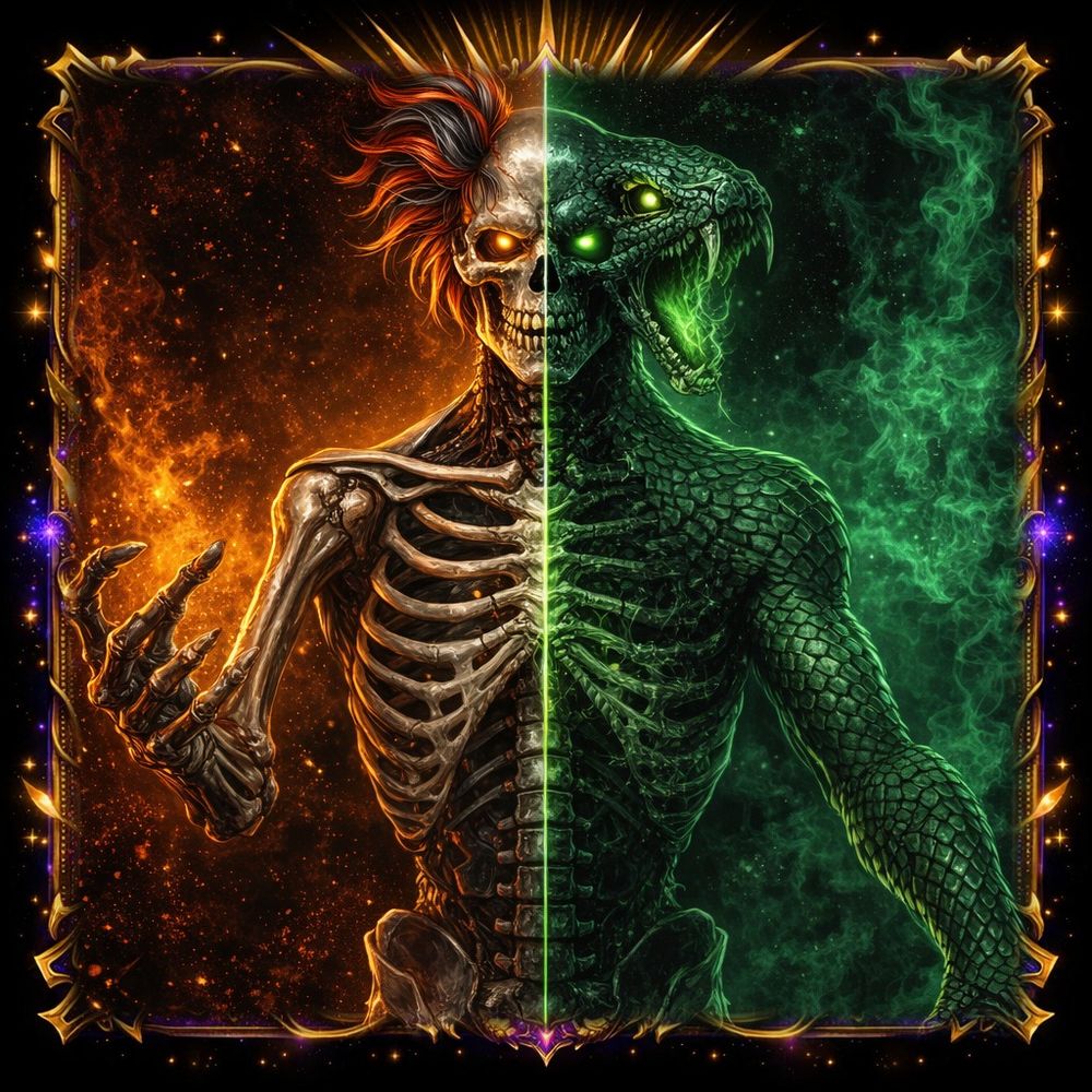 DDN2914's tweet image. This is, Loki, Twice Shadow.

One of Ten Gods, Summoned to duel in Eternal Battle

Updated @CryptTCG Trading Cards are set for upcoming game 🎮 

Multiple ways to play and Evolve your character.

Earn Deadpoints to upgrade abilities and weapons.

Who's ready to battle ⚔️
#NFTs