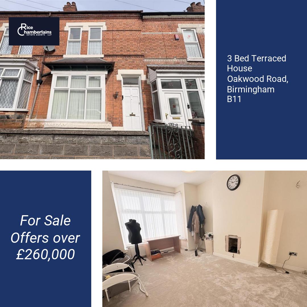 ricechamberlain's tweet image. For Sale 3 Bed Terraced House Offers over £260,000

Contact Us for more details:
Tel: 0121 721 1048
Email: moseley@ricechamberlains.co.uk

#propertybirmingham #propertyforsale
