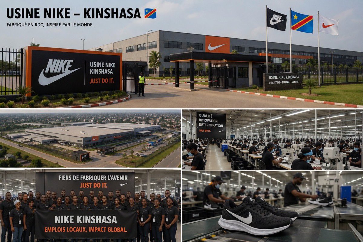 RusselNash1986's tweet image. Je rêve du jour où une filiale Nike s’installera à Kinshasa — emplois locaux, savoir-faire mondial, impact réel pour la RDC. 🇨🇩 #NikeKinshasa #MadeInCongo #JustDoIt
