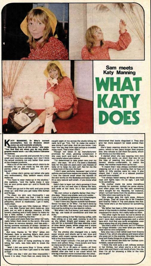 DoctorWhoPix's tweet image. What Katy Does ~ Jackie, 1971

#DoctorWho #DrWho