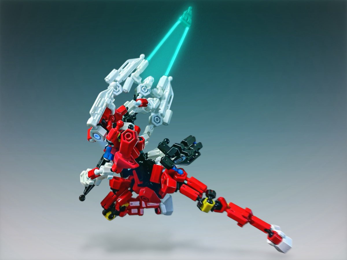 hivVari's tweet photo. アソブロック作品No.40
「UND-04 D.E.F. ルミナス・ラキュナ」
オリメカシリーズにおける主役機イメージの機体
大剣×大剣=大剣という脳筋感溢れる近接戦に特化した装備が特徴
各武装の詳細は以下に続きます
#アソブロック #ASOBLOCK #ARMS_SOLID #mech https://t.co/avai12E3oz