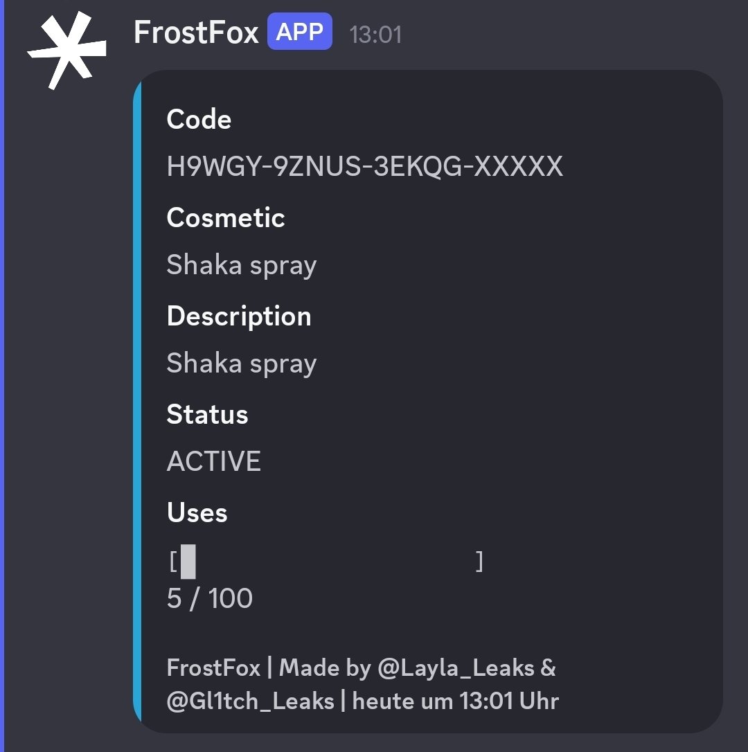 FNBRCodeDrops's tweet photo. Shaka 

H9WGY9ZNUS3EKQG3UWXK

Cuddle

9MQPSTUQB3W8T67MCB4F https://t.co/t4fFAIOBOr