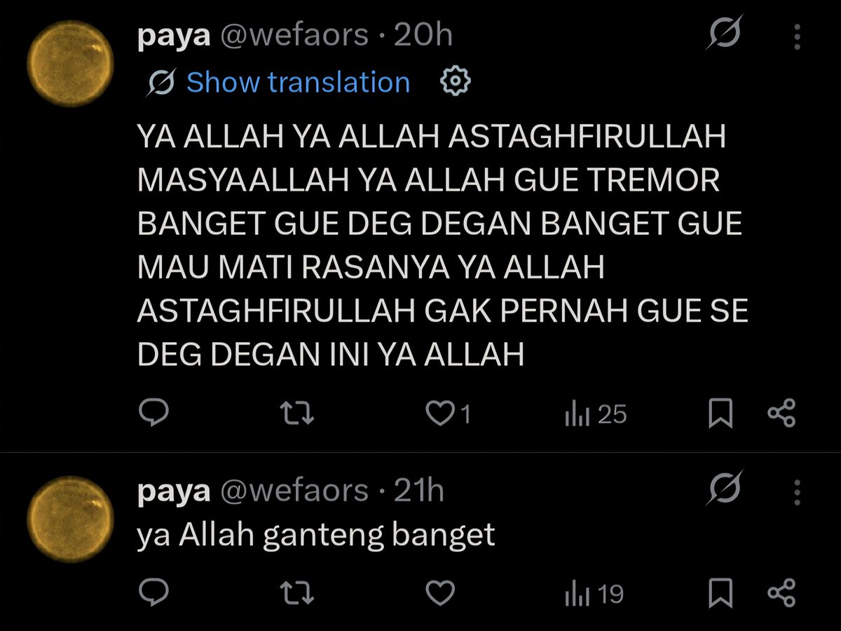 ternyata satu jam gue memberanikan diri untuk memencet tombol follow itu #worthit