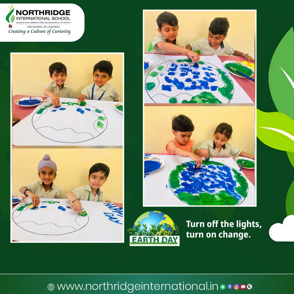 Northridgeint's tweet image. WritingLittle hands, big love for Earth 🌍💚🌱

#EarthDay #GoGreen #SaveEarth #EcoFriendly #Sustainability #LittleChampions