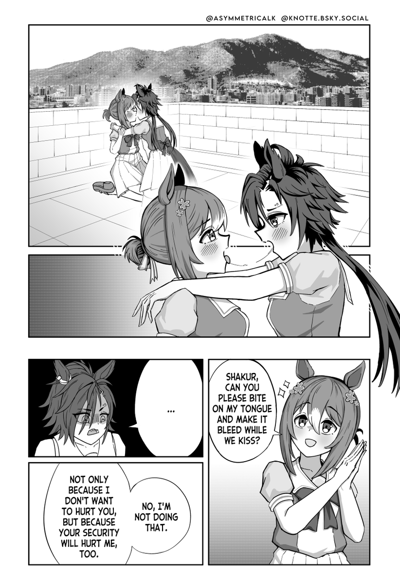 AsymmetricalK's tweet photo. oomfie had a really good #shakafai idea so i drew into a comic https://t.co/6PZdFii5Sg