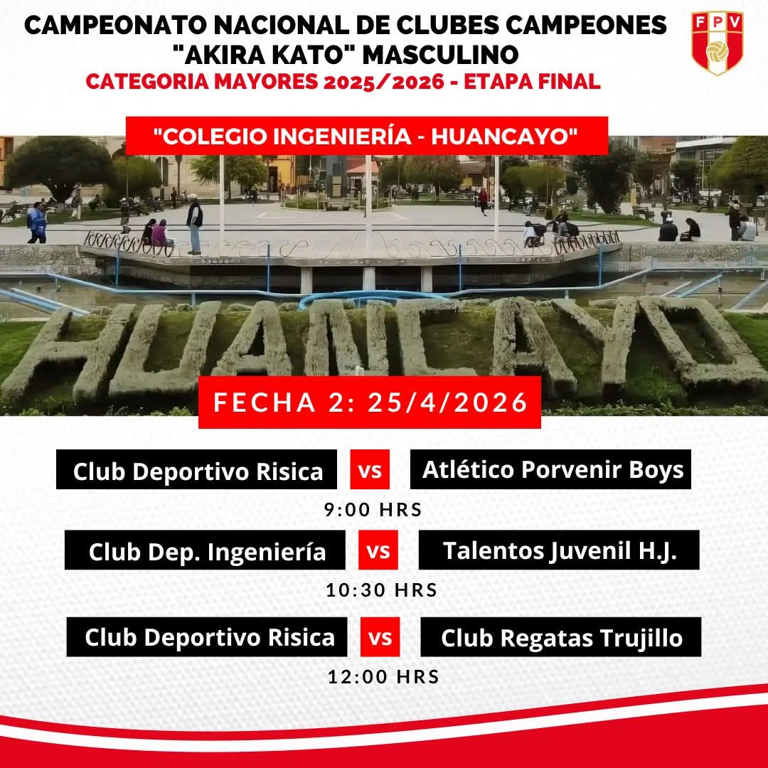 FPV - Federación Peruana de Voleibol tweet media