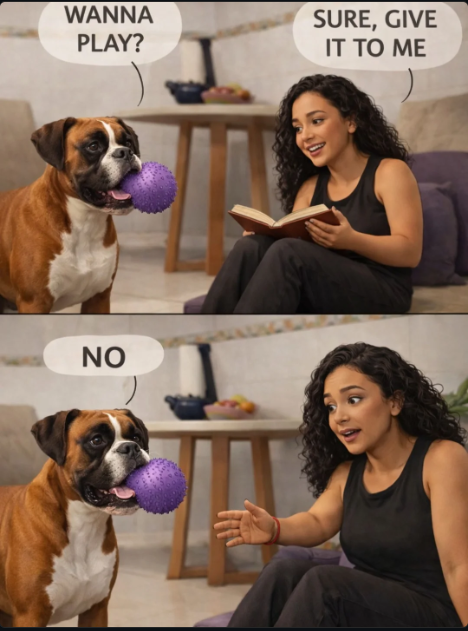 boxer_sacha's tweet image. Typical #BoxerDog 🤣😂😜