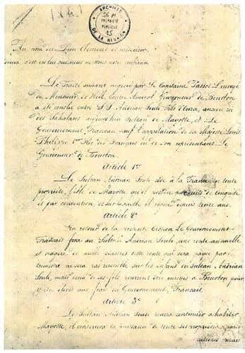 DeputeeEstelle's tweet image. Il a 185 ans, #Mayotte est devenue française 💙🤍 Le 25 avril 1841, le sultan Andriantsoly a cédé notre île au commandant Passot représentant du Roi Louis-Philippe pour notre protection face à nos voisins.Par référendum en 1974 et 1976, Mayotte a choisi de rester dans la #France.