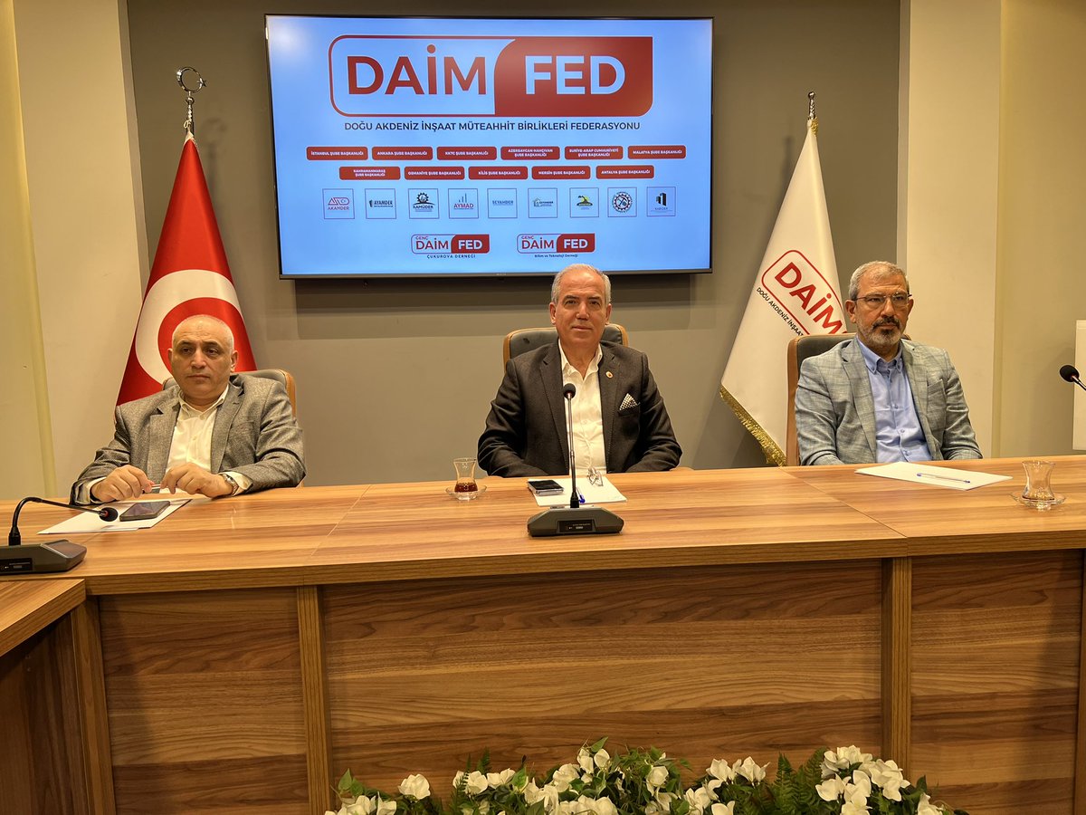 DOĞU AKDENİZ MÜTEAHHİT BİRLİKLERİ FEDERASYONU tweet media