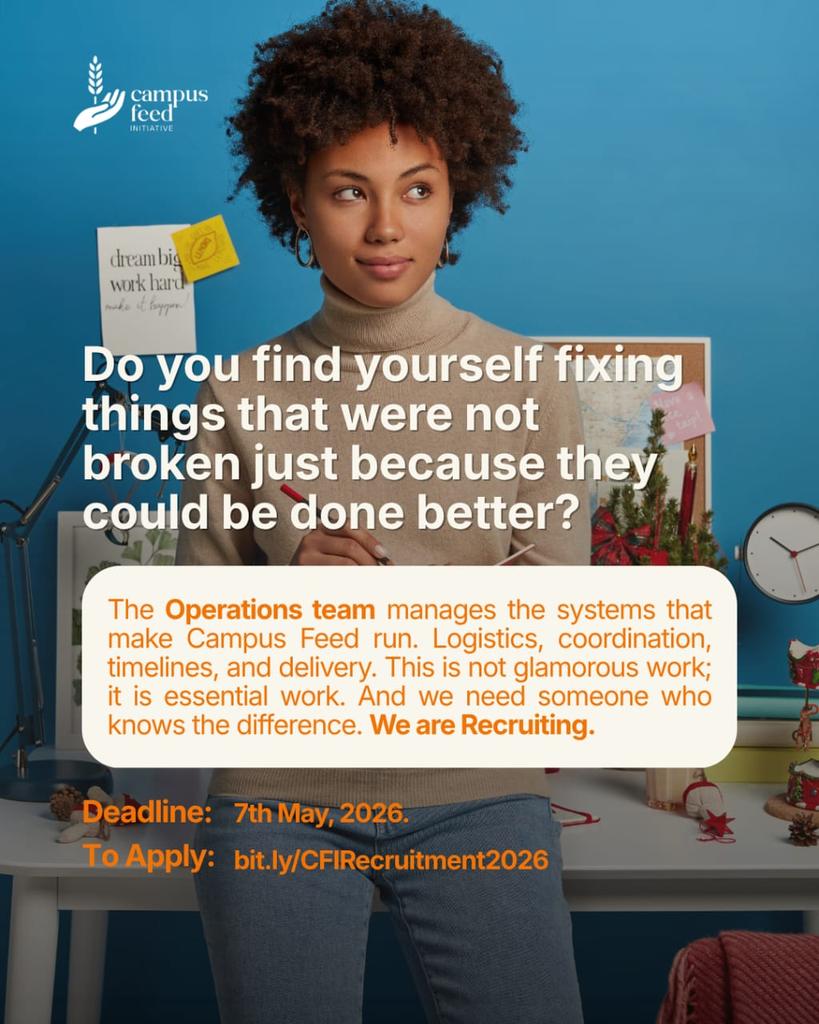 campusfeedinit's tweet photo. Ife or remote? 2 hours or 10? 

Campus Feed has a role for YOUR schedule. 

Every department. Every kind of individual. Real work that matters.

Peek the roles👀 → https://t.co/ISiszFrFA2  
Apply here → https://t.co/FipRDg0inn  

Find where you belong ✨ https://t.co/K8C6HKIZLC