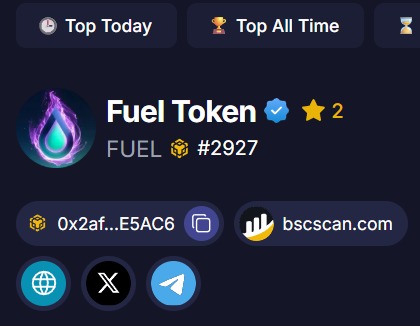FUEL TOKEN FACTORY tweet media