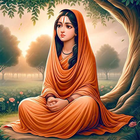Mother Sita ❤️
She never became angry under any circumstances, maintaining her composure even under unfair provocation, showing us that true strength comes from the quietude of tolerance and is grounded in unwavering faith in Ramachandra.