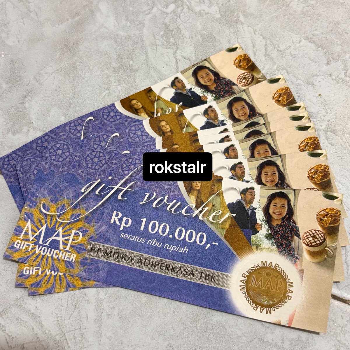 rokstalr's tweet photo. Wts gift voc voucher map ada 7. Take all 650 lok tanjung barat jaksel expired 2028 #zonauang #zonaba #wtb https://t.co/KB8MKlQ0IH