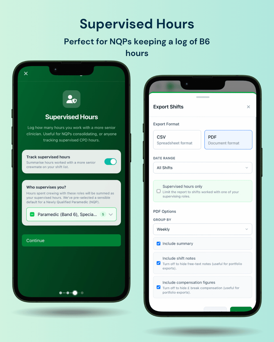 SnapMedic's tweet photo. SnapMedic 6.8 is out and every change came straight from your feedback: shift presets, NQP supervised hours, a friendlier skill log wizard, landscape PDF exports and rebuilt AI OSCE debriefs. Update today and keep the suggestions coming.

https://t.co/UJmK3pXai3 https://t.co/RtUj4i4Y6h