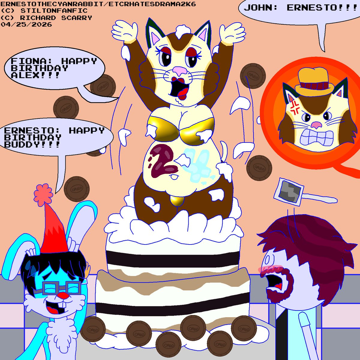 ETCR2K6's tweet image. Happy birthday stiltonfanfic/Lord Alex!!!

#anthro #furry #busytown #goldweek #stiltonfanfic #digitalart #goldbikini #sfw

#fionacat &amp;amp; #johncat (c) #richardscarry

Lord Alex (c) StiltonFanFic

FA Post: furaffinity.net/view/64786970/

Art by me (c) @ETCR2K6