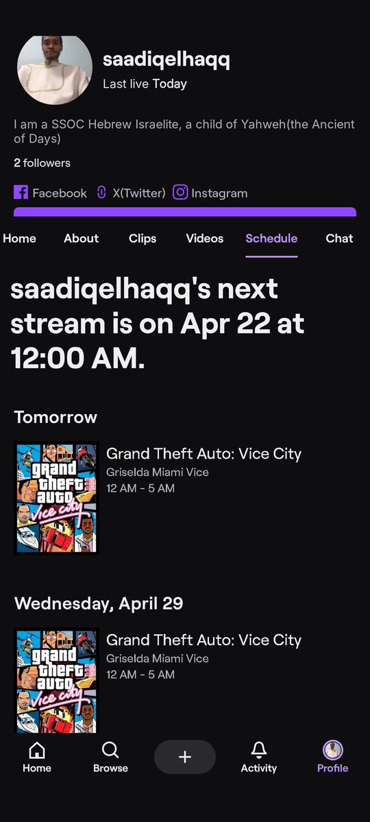 MoorishSG5's tweet image. Follow saadiqelhaqq on Twitch #gta #vicecity #sanandreas #callofduty