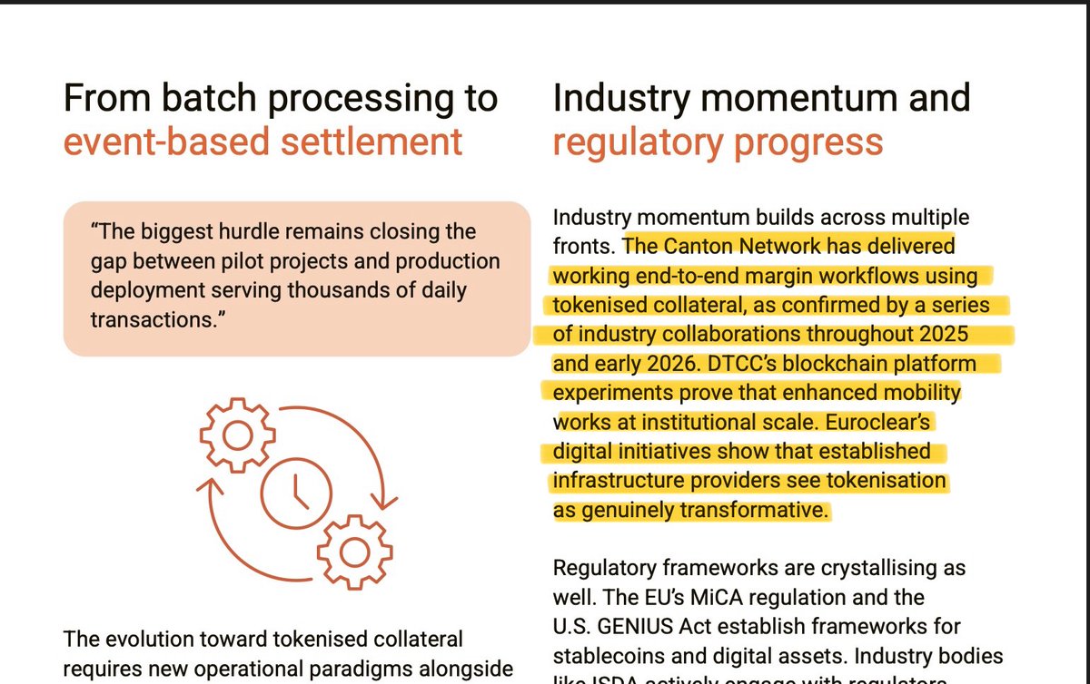 GoldisinMyVienz's tweet image. 💯🔥
So I stumbled on some amazing stuff. 🫢
While doing some research this morning.
And I came across this. 🤔
This is how I know @CantonNetwork and @quantnetwork will be working together. And its all been planned. As I said, don't sleep on $CC or $QNT
Everything will be going