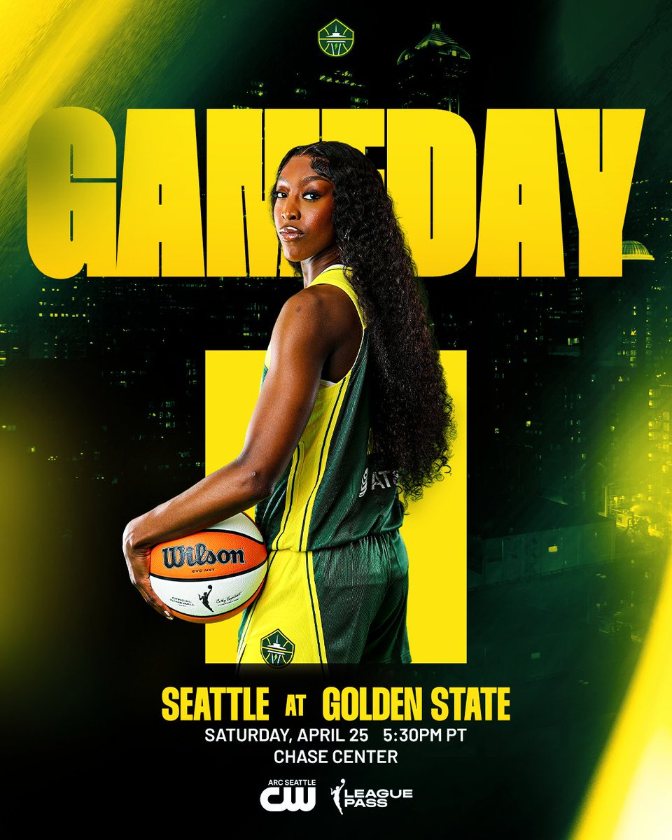 We’re so back. ⛈️

🆚 <a href="/valkyries/">Golden State Valkyries</a> 
⏰ 5:30 PM PT
📍 San Francisco, CA
📺 CW Seattle / League Pass
