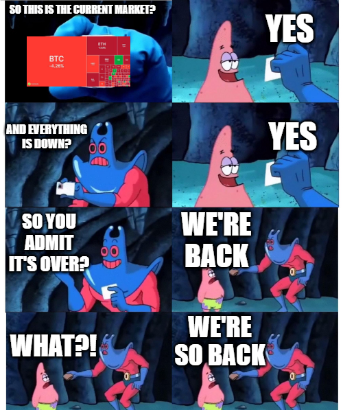 ITS OVER WERE BACK tweet media