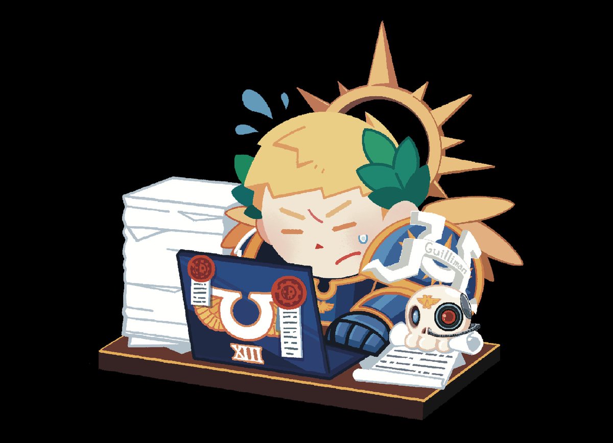 17748491wer's tweet image. “I put a Guilliman here to work.”
#warhammer40k #warhammerart