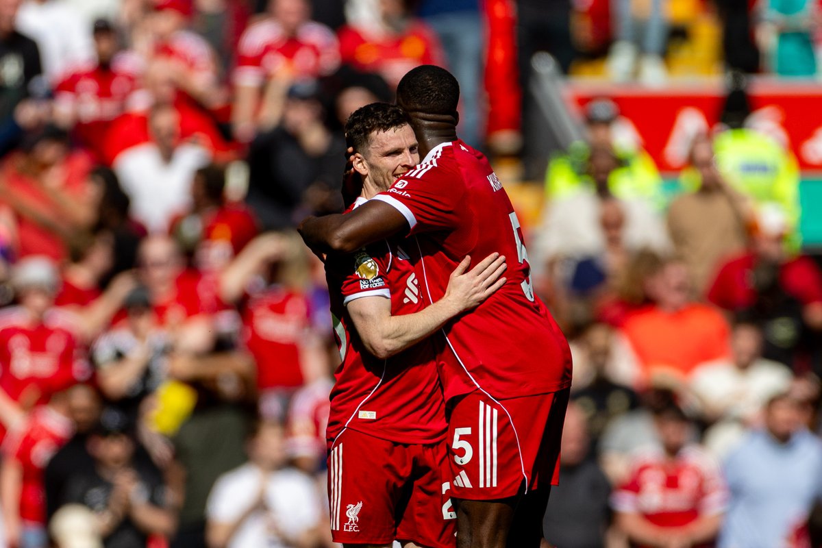 TheRedmenTV's tweet image. FT 🔴 3-1 🦅

Alexander Isak, Andy Robertson &amp;amp; Florian Wirtz strikes earn a crucial three points for the Reds at Anfield as the quest for Champions League qualification gets a huge boost 💪

Thoughts? #LFC