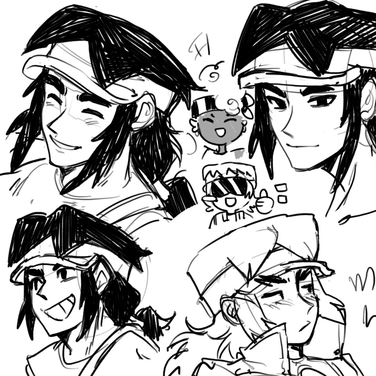xewiao's tweet image. Practicing faces again with my babyyyy #fang