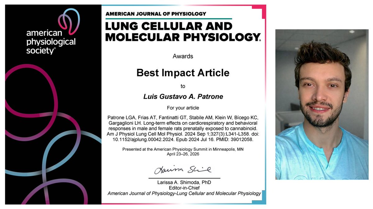 AJPLung's tweet photo. Congratulations to this year’s AJP-Lung #APS2026 Summit Award winners!
Best Research: https://t.co/C3Odf7goIo
Best Review: https://t.co/slSUtRlyiv
Best Short Report: https://t.co/JPPA6t5mRV
Best Impact: https://t.co/xj4LQClLw3 https://t.co/QMLdRm4CoM