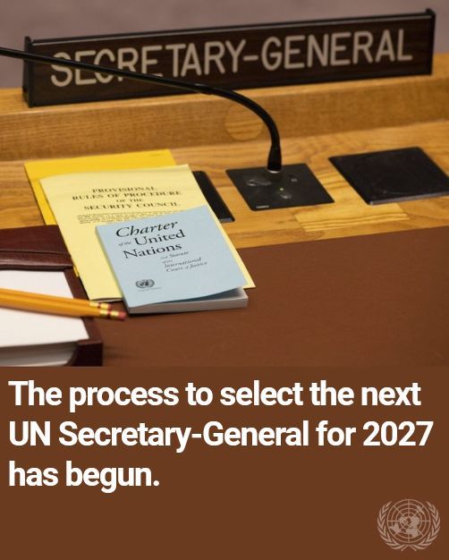 UNGeneva's tweet photo. This week, four candidates for the position of @UN Secretary-General presented their case in televised ‘interactive dialogues’.

If you missed their presentations, you can watch them here:
📺️ https://t.co/eD2v043T8e 
ℹ️ https://t.co/GT67bPoKQl https://t.co/vaurQ1JPg4