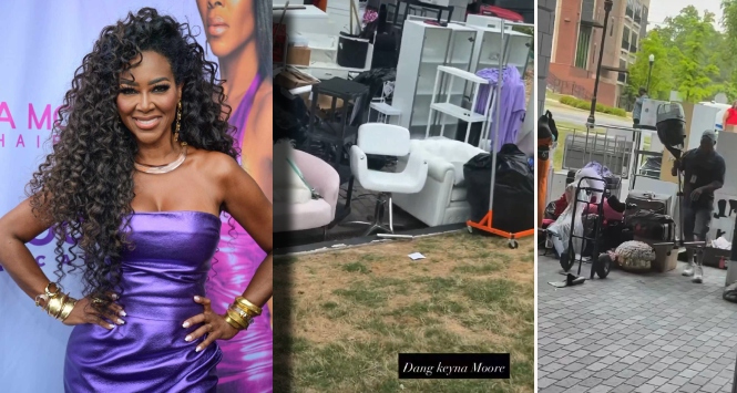 shinemycrown's tweet image. Viral Video Shows Kenya Moore’s Hair Spa Being Cleared Out (Watch) shinemycrown.com/viral-video-sh… #KenyaMoore #ViralVideo #HairSalon #Trending #CelebrityNews