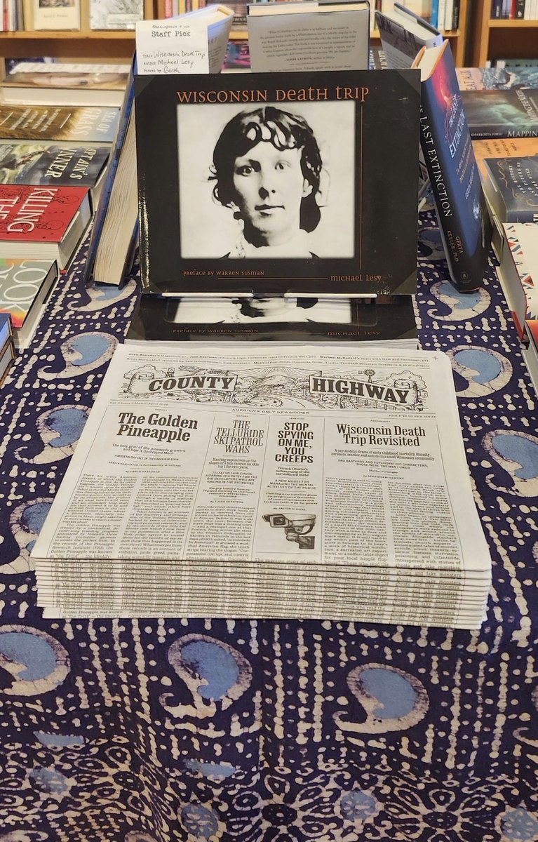 countyhwy's tweet photo. Happy Independent Book Store Day to all those shops building authentic relationships in their neighborhoods, many of which we had the pleasure of visiting last summer on our cross country tour.  Go get yourself a copy of our latest at your local spot, you’ll be glad ya did. https://t.co/TfdPbZxV2U