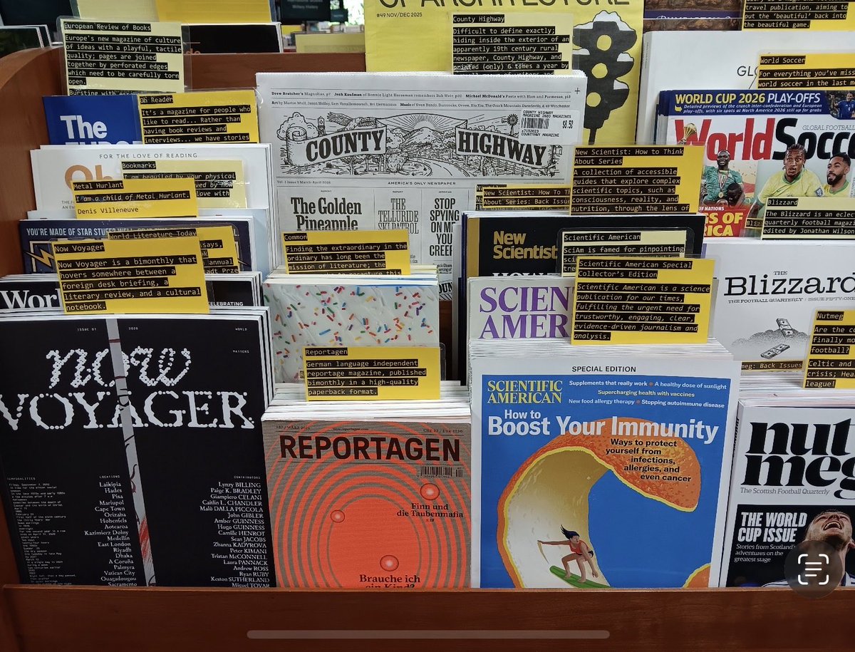 countyhwy's tweet photo. Happy Independent Book Store Day to all those shops building authentic relationships in their neighborhoods, many of which we had the pleasure of visiting last summer on our cross country tour.  Go get yourself a copy of our latest at your local spot, you’ll be glad ya did. https://t.co/TfdPbZxV2U