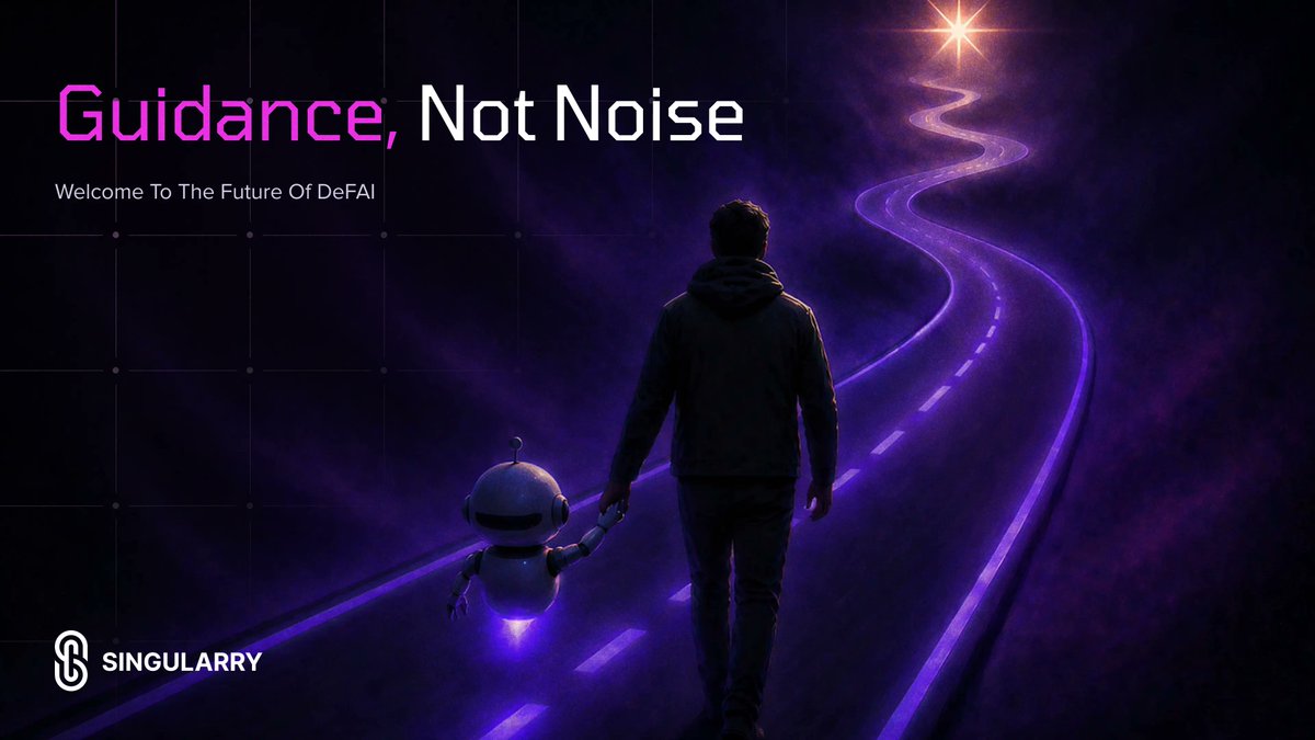 singularryai's tweet image. Guidance, Not Noise 🧭🤖

In #DeFi, more data doesn’t mean better decisions.
It often means more noise, more stress, and slower reactions.

Singularry is designed to change that, shifting from constant alerts to Structured, Intelligent Guidance.

By combining market analysis,