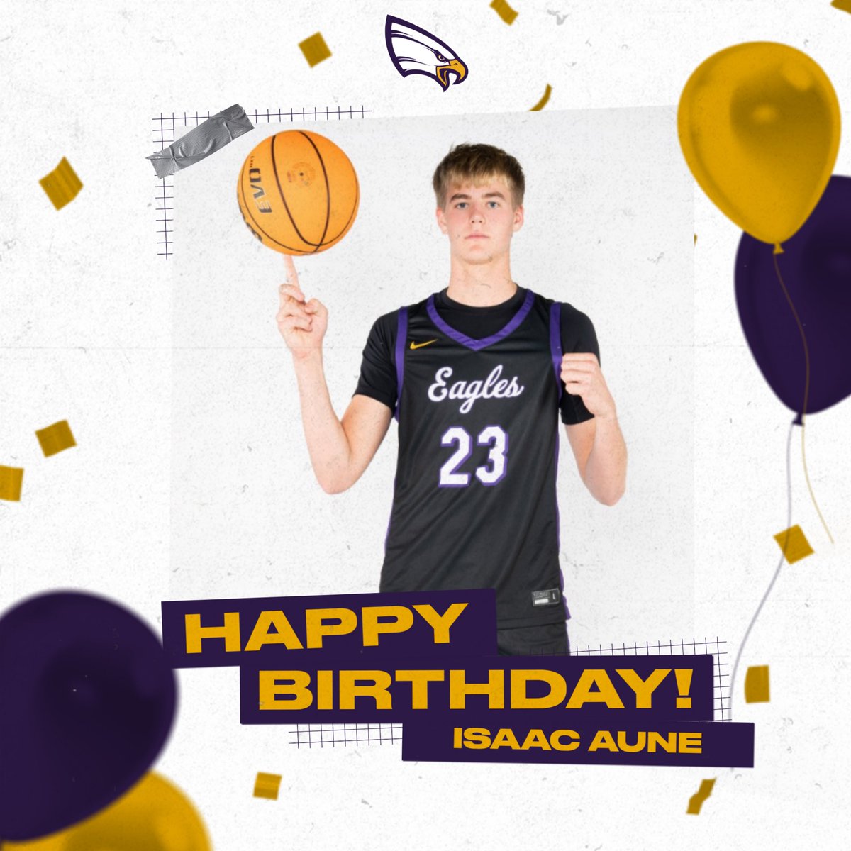 unwmbb's tweet image. Happy birthday to the big fella, Isaac Aune! 🎈

#WorshipWitnessWin #TRUST