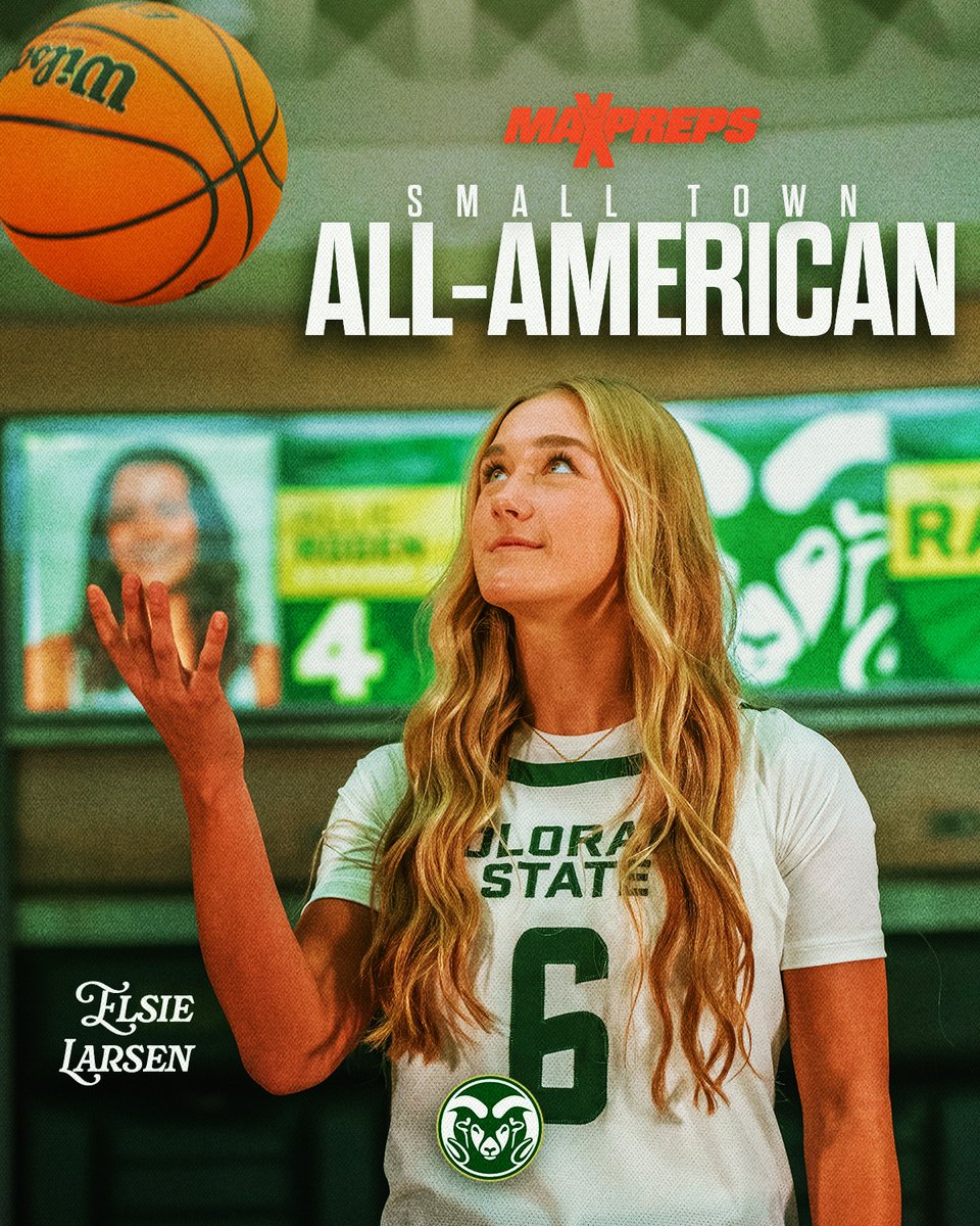 CSUWBasketball's tweet image. Congratulations to incoming freshman @ElsieLarsen2026 on being named to the @MaxPreps Small Town All-America Third Team 🙌

#Relentless x #CSURams