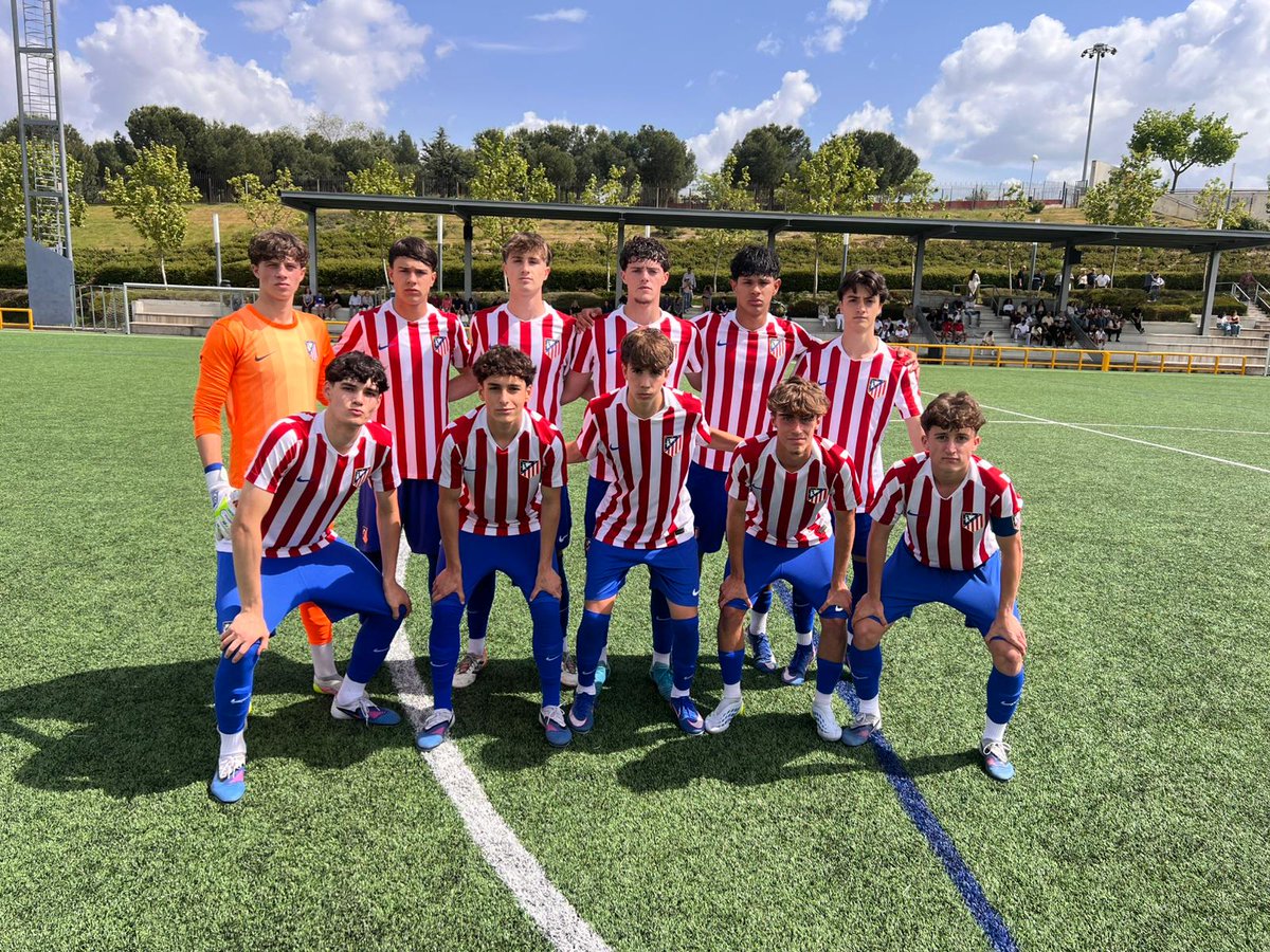 AtletiAcademia's tweet photo. SUPERLIGA CADETE

Rayo Ciudad Alcobendas A 0-4 Atlético de Madrid Cadete A

⚽Álvaro, Nico, Emana y Aitor https://t.co/ErPh3F0FsR