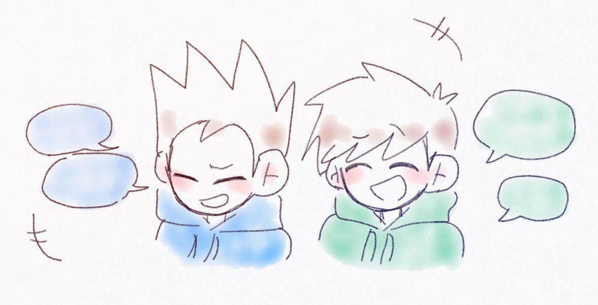 gPQ8uyh3oP34220's tweet image. #eddsworld #edd #tom
おしゃべりしてる落書き