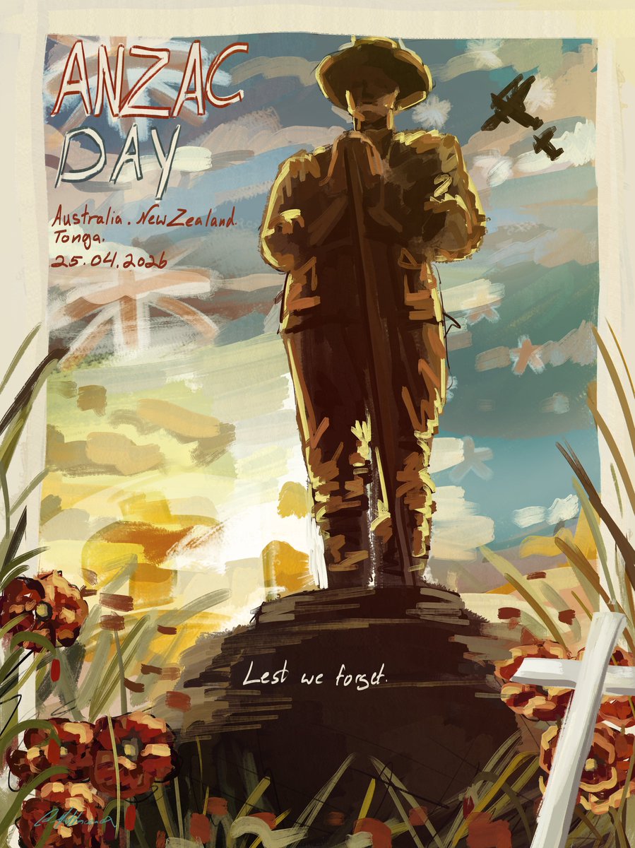 mattaceaex's tweet image. Anzac Day 25.04.2026
#WW1 #AnzacDay #Countryhumans