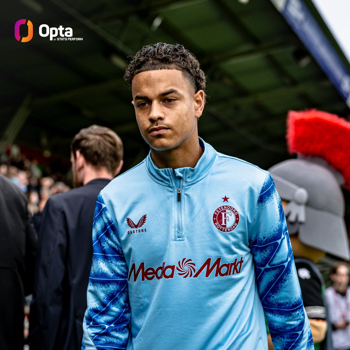 16y41d - Ilai Grootfaam is the youngest player to ever feature for Feyenoord in the Eredivisie (16 years and 41 days). Illustrious.