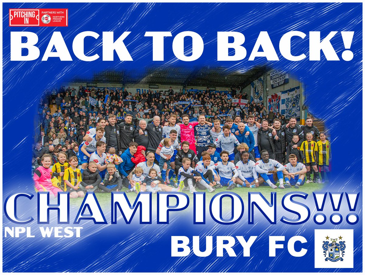 Philhill1961's tweet image. 🤍💙UTS!!!
CHAMPIONS AGAIN!!! 🏆
@buryfcofficial 
#buryfc 
#shakers
