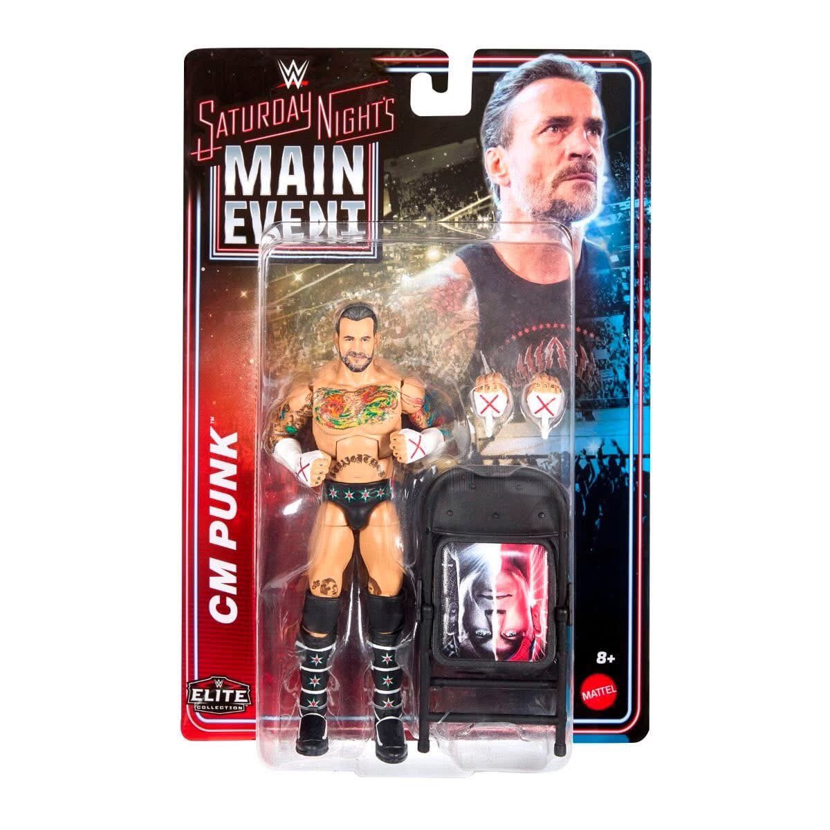 WrestlingFigGuy's tweet image. CM Punk Saturday Nights Main Event figure! #wwe #cmpunk #prowrestling