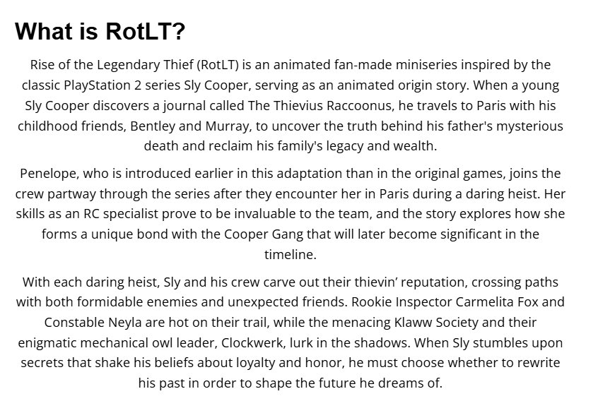 Rise of the Legendary Thief (Fan Series) tweet media