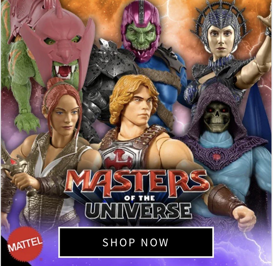 InPursuitofToys's tweet image. New Mattel Masters of the Universe Movie figures (Chronicles &amp;amp; Core) are up at @entearth. 

Singles and cases available. 

ee.toys/J03MSW

#ad #mattel #mastersoftheuniverse #motu #inpursuitoftoys