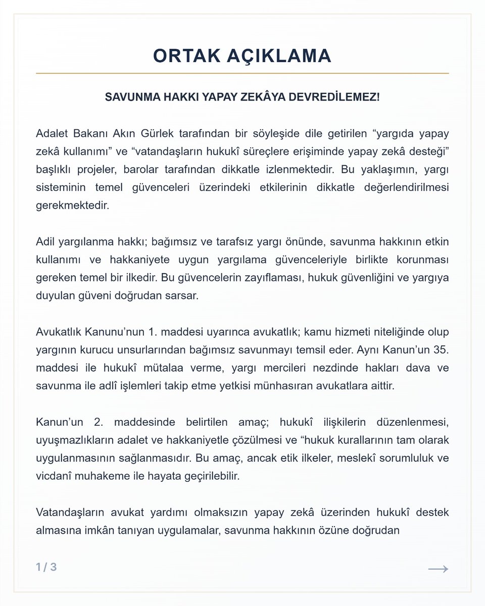 İstanbul Barosu tweet media