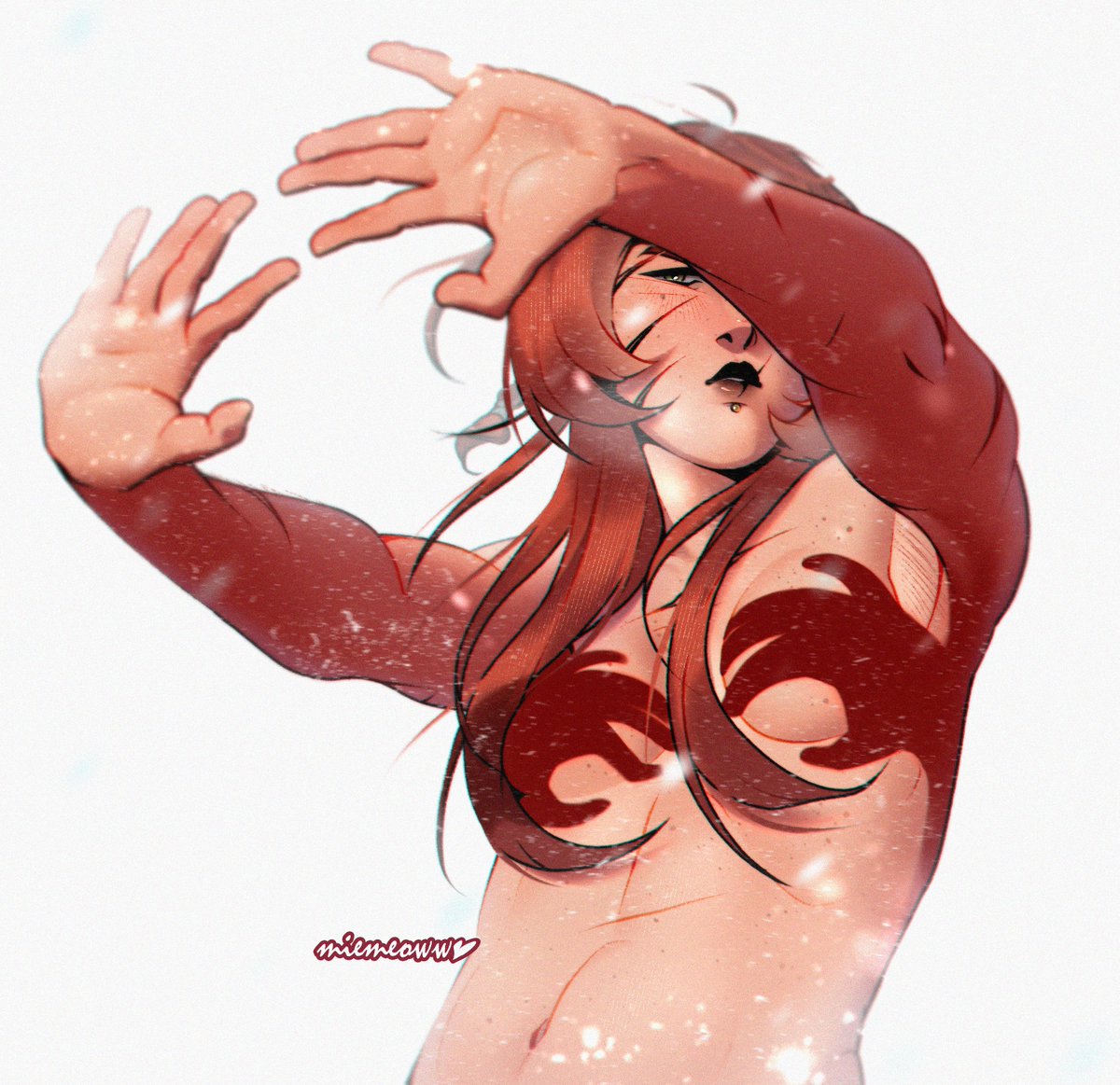 miemeowwie's tweet image. A true freljordian is never bothered by the cold. The sun, however...

#LeagueofLegends #OC #mimikshan #diamondsngold #ocxcanon