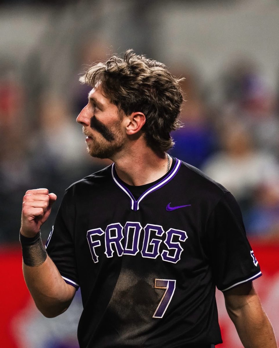 KurtCramer74's tweet photo. Last night was 100 straight starts at @TCU_Baseball for @cramer_cole https://t.co/swiZ41XD3m