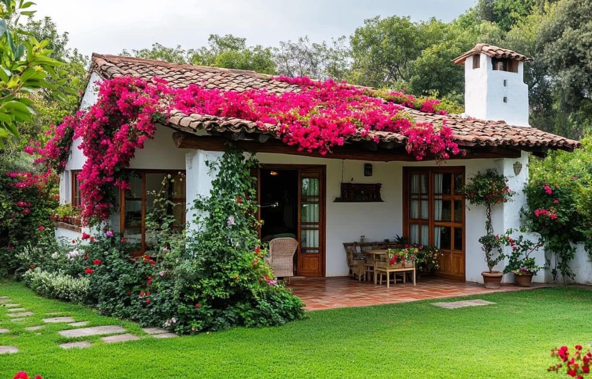 shavnyuy's tweet image. Spanish colonial homes were never just beautiful. They were built to survive heat.
Thick lime walls that stay cool without AC. Deep verandas that kill direct sun. Terracotta roofs that breathe. Timber that ages into the building.
Brazil, Colombia, Mexico built entire cities this