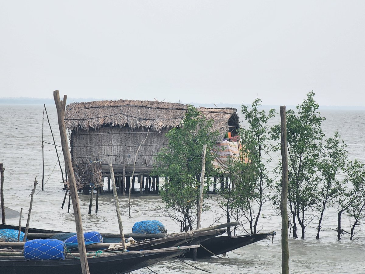 eka_nusrat's tweet photo. Hashimukh’s floating school in Dacope, Khulna, Bangladesh, the most climate affected area! Children study on a boat, dreaming of becoming doctors, teachers, despite living over water! We support 30 now. 35–40 more wait with hope.
#FloatingSchool #ClimateAction https://t.co/BUes5L60IK